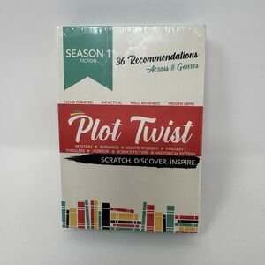 Plot Twist Season 1: Fiction 36 Book Recommendations Across 8 Genres Scratch Off